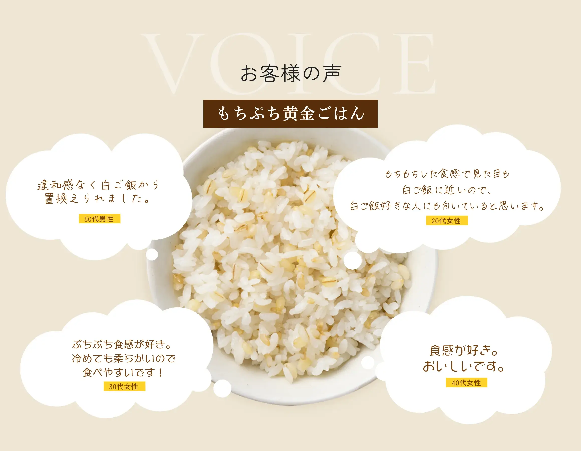 もちぷち黄金ごはん