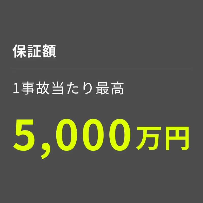 保証額 5,000万円
